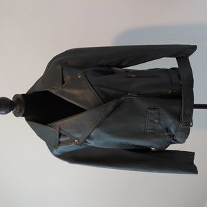 Missguided Faux Leather Boyfriend Jacket